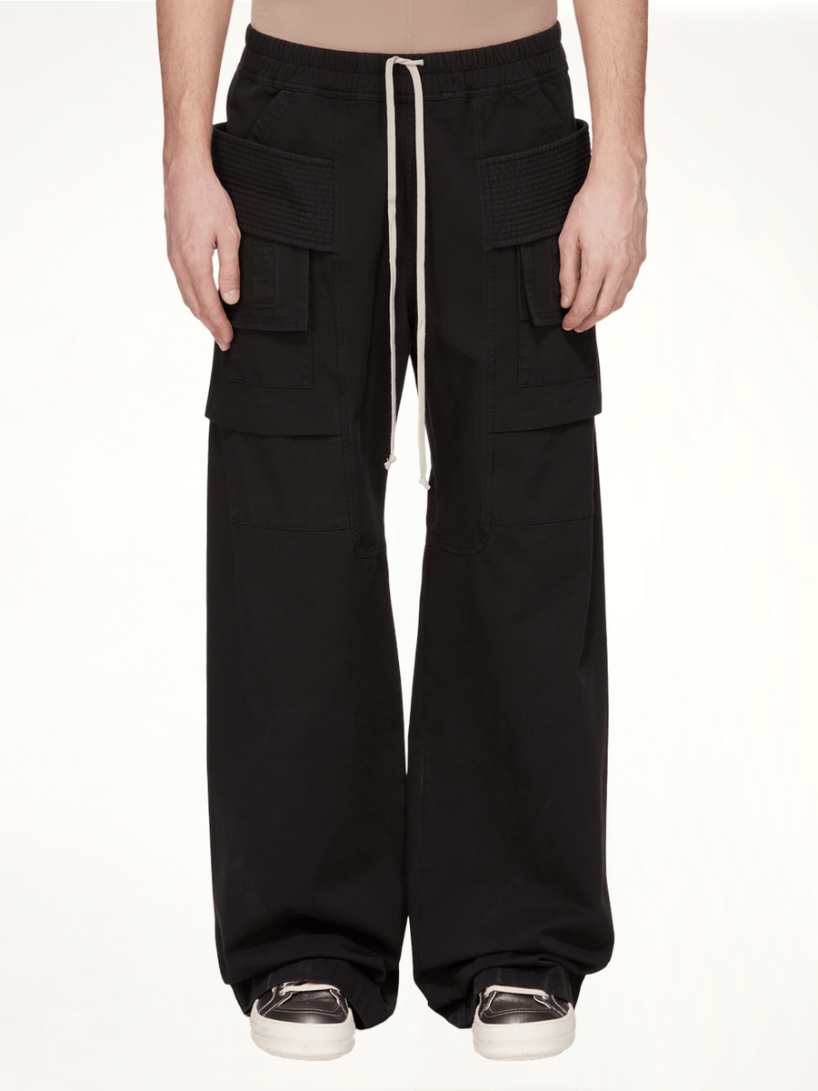 Creatch Wide Cargo Drawstring in Black