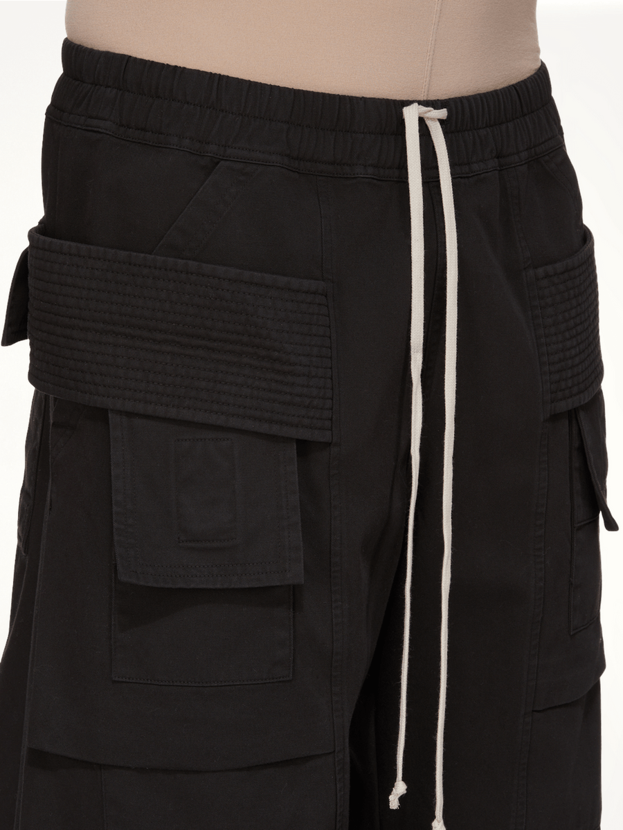 Creatch Wide Cargo Drawstring in Black