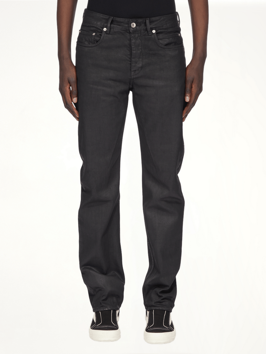 Fog Cut Jeans in Black Wax