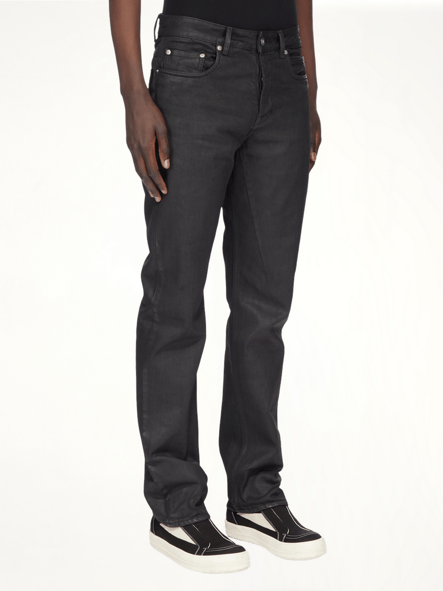Fog Cut Jeans in Black Wax