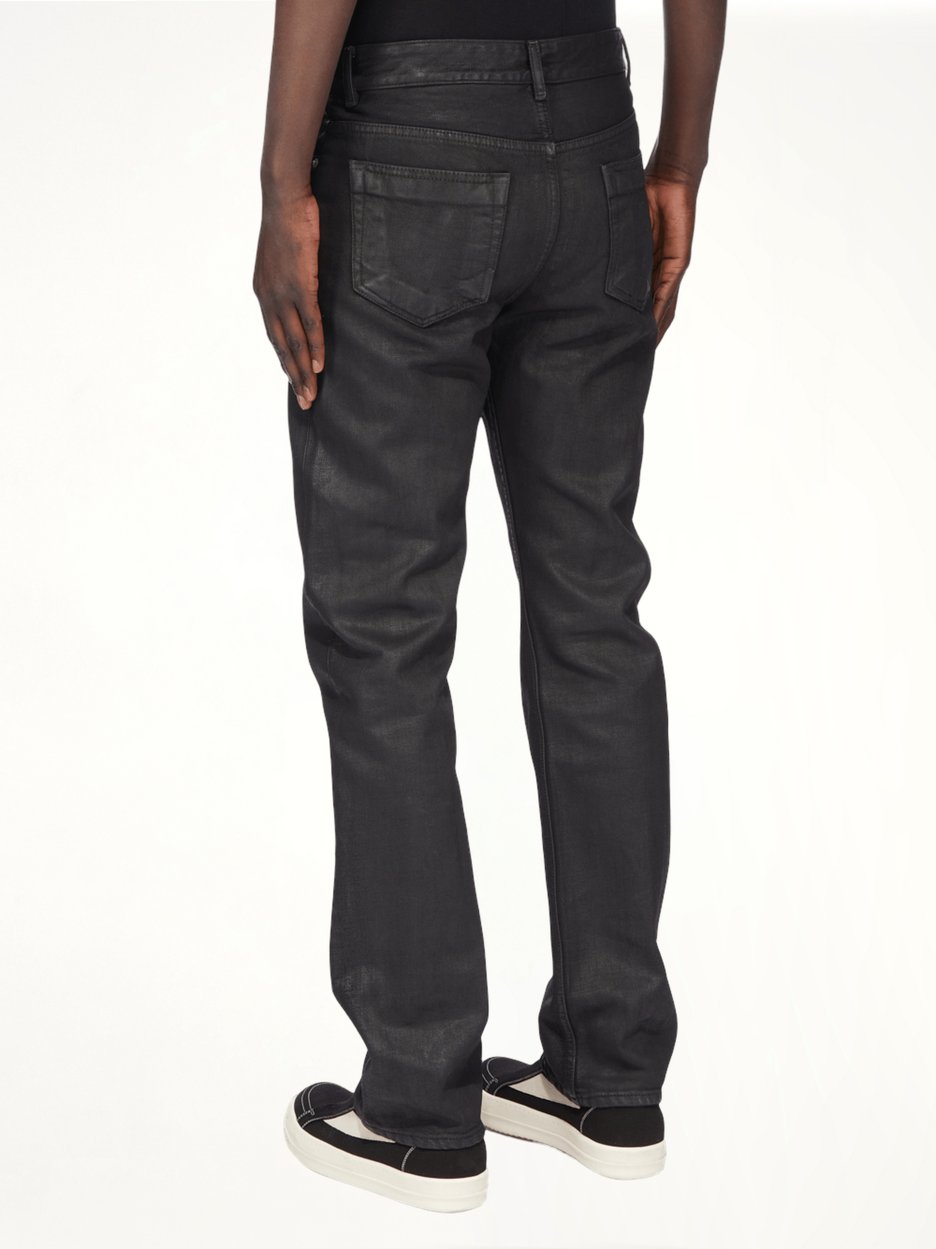Fog Cut Jeans in Black Wax