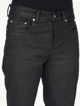 Fog Cut Jeans in Black Wax