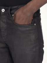 Fog Cut Jeans in Black Wax