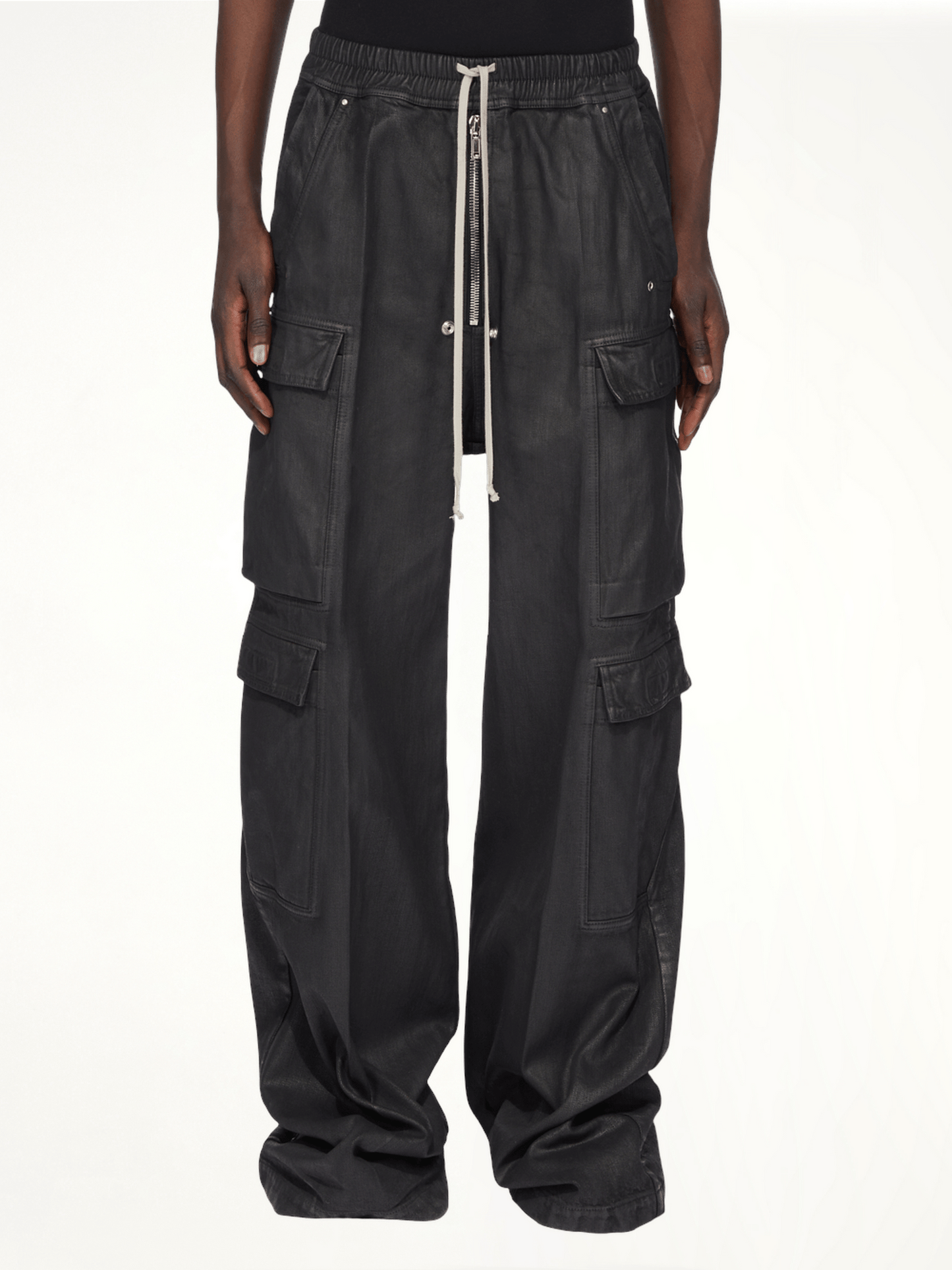 DRKSHDW - Mens Double Cargo Jumbo Belas Jeans in Black DRKSHDW - Mens Double Cargo Jumbo Belas Jeans in Black