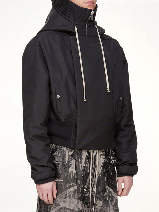 Cropped Alice Parka in Black