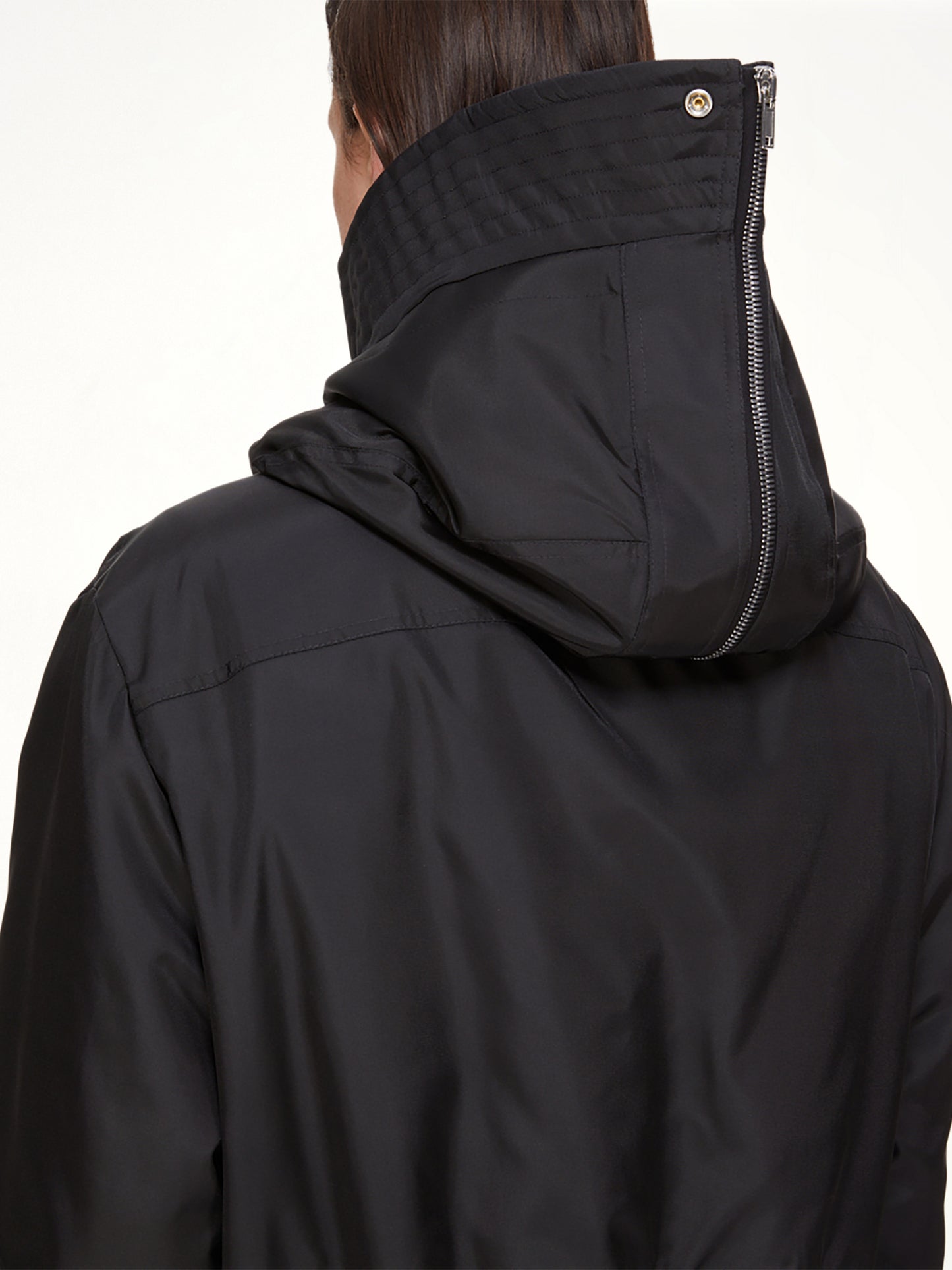 Cropped Alice Parka in Black