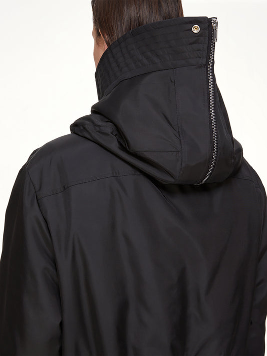 Cropped Alice Parka in Black