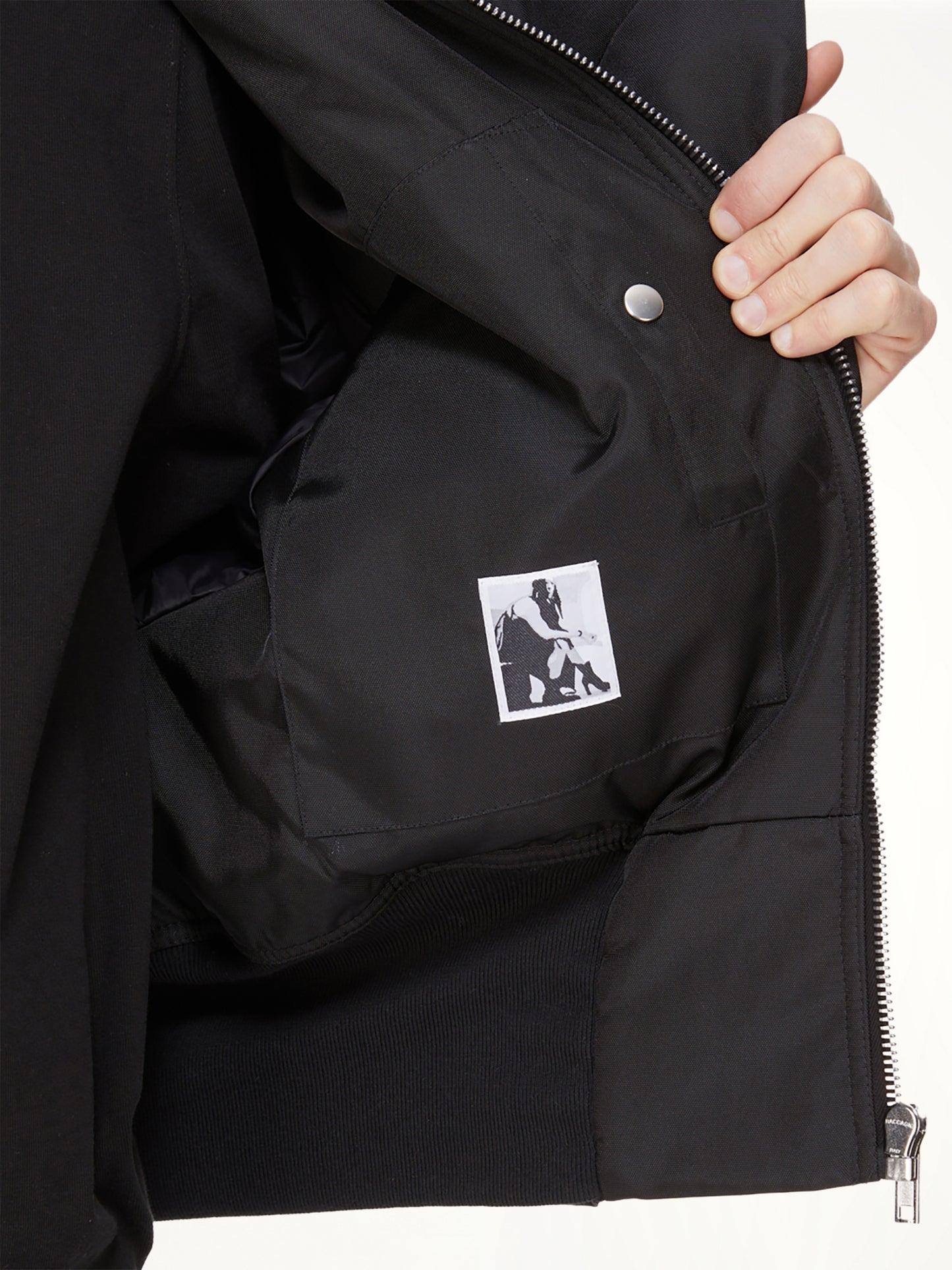 Cropped Alice Parka in Black