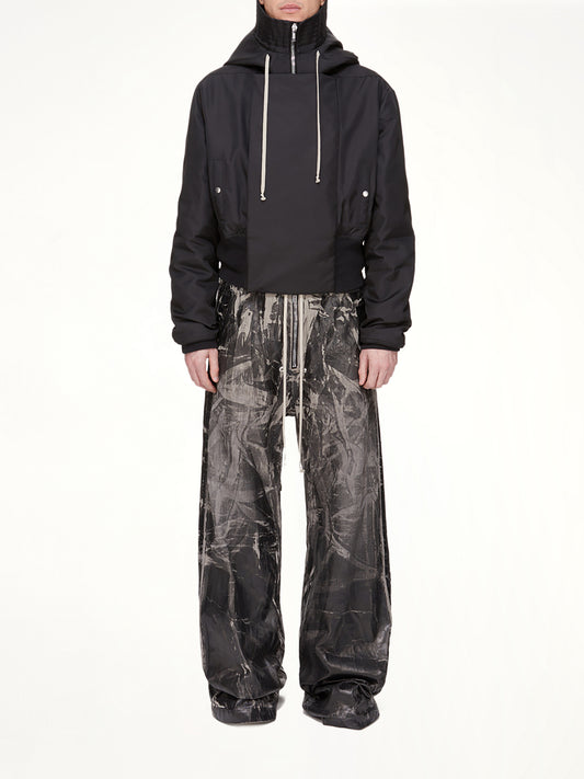 Cropped Alice Parka in Black