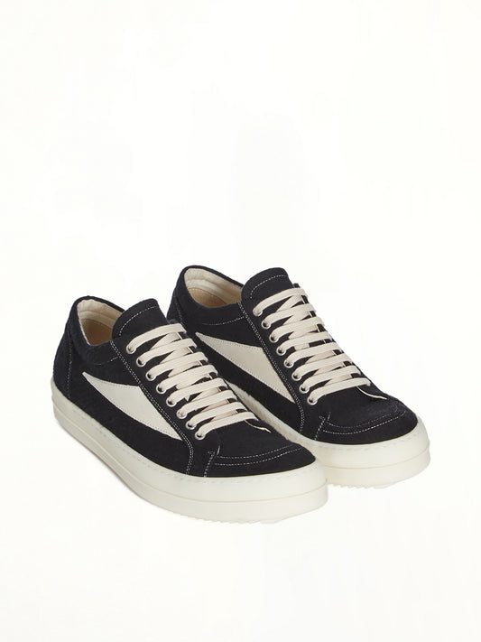 Vintage Sneaks in Black/Milk/Milk