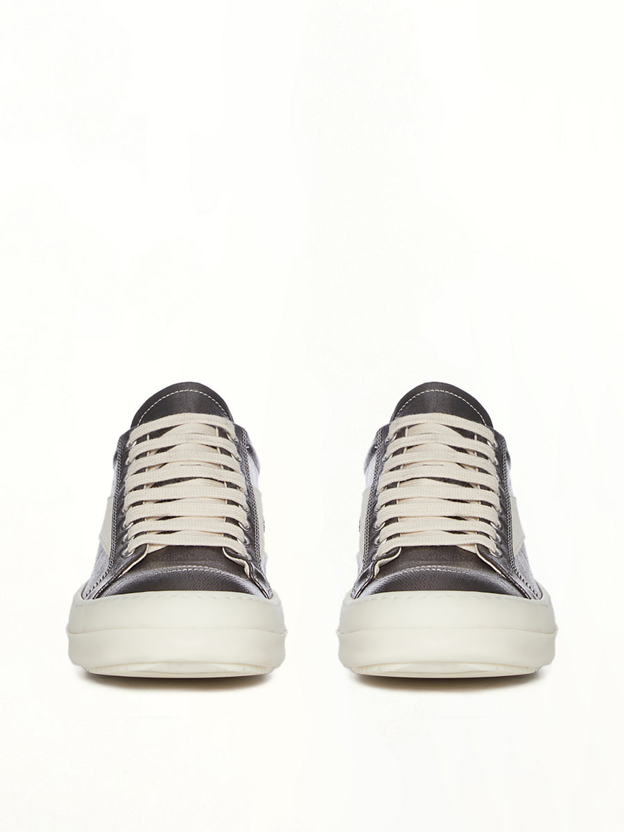 Vintage Sneaks in Bronze/Milk/Milk Back View | RICK OWENS DRKSHDW