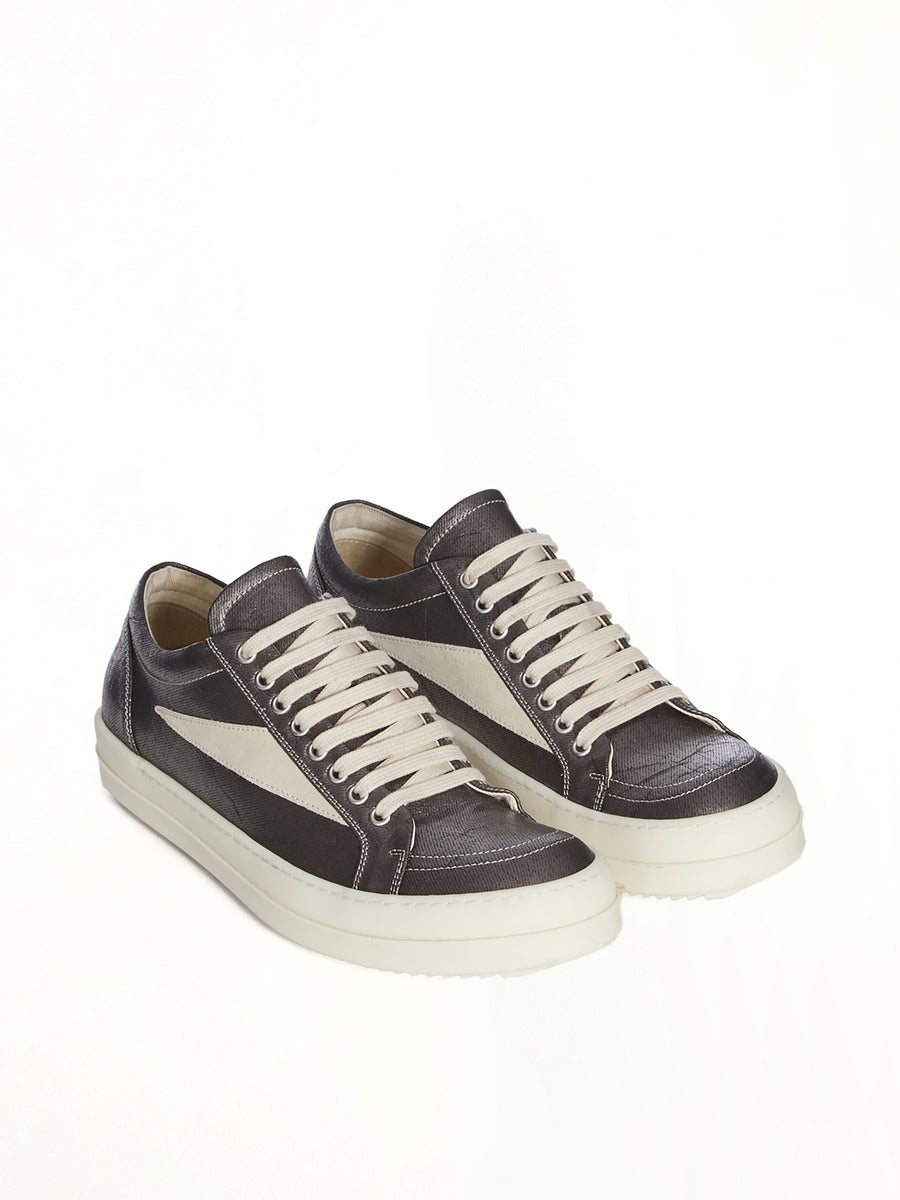 Vintage Sneaks in Bronze/Milk/Milk Front View | RICK OWENS DRKSHDW