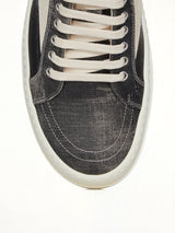 Vintage Sneaks in Black Washed  | RICK OWENS DRKSHDW