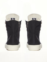 Jumbolace Sneaks in Black/Milk/Milk  | RICK OWENS DRKSHDW