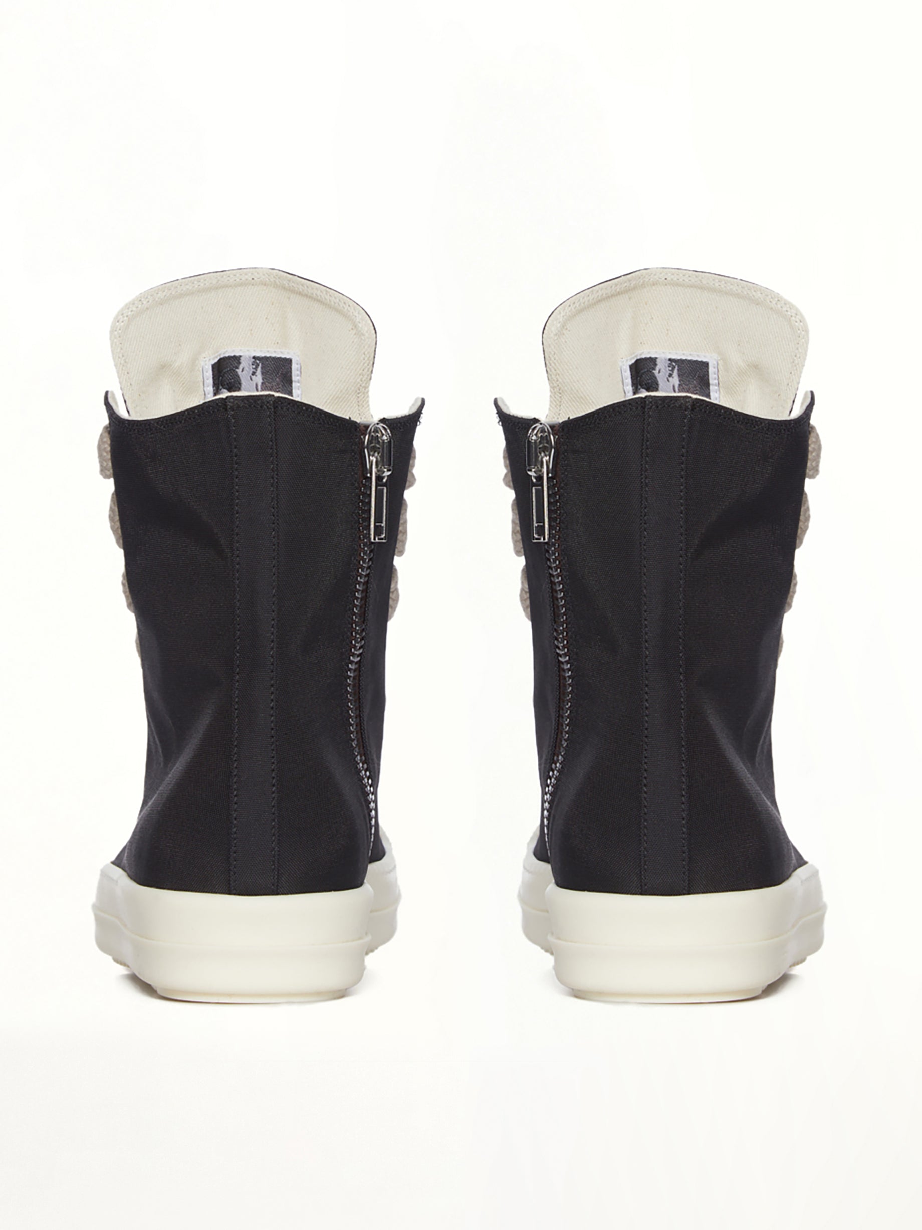 Jumbolace Sneaks in Black/Milk/Milk  | RICK OWENS DRKSHDW