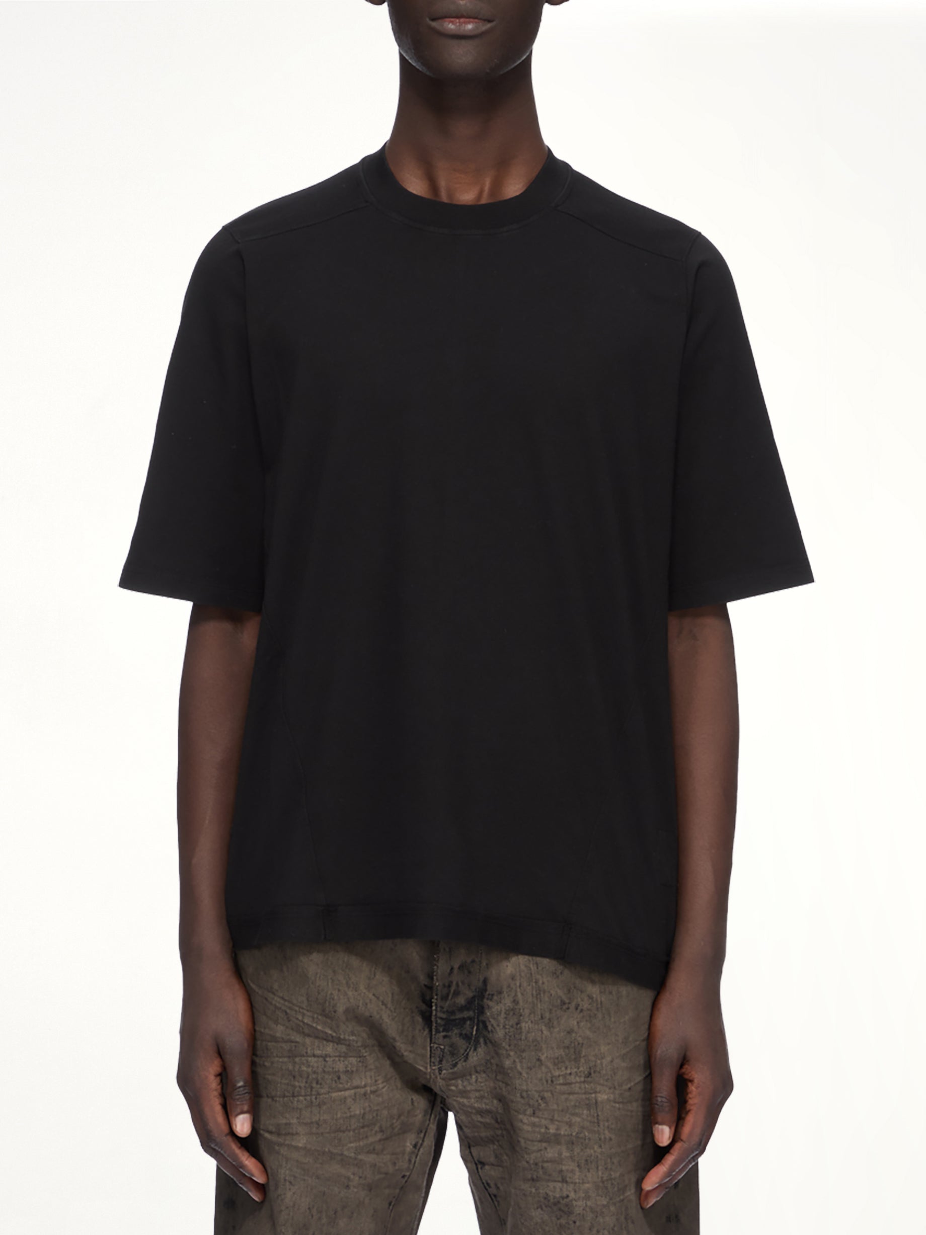 Cotton Jersey Warlus T-Shirt in Black