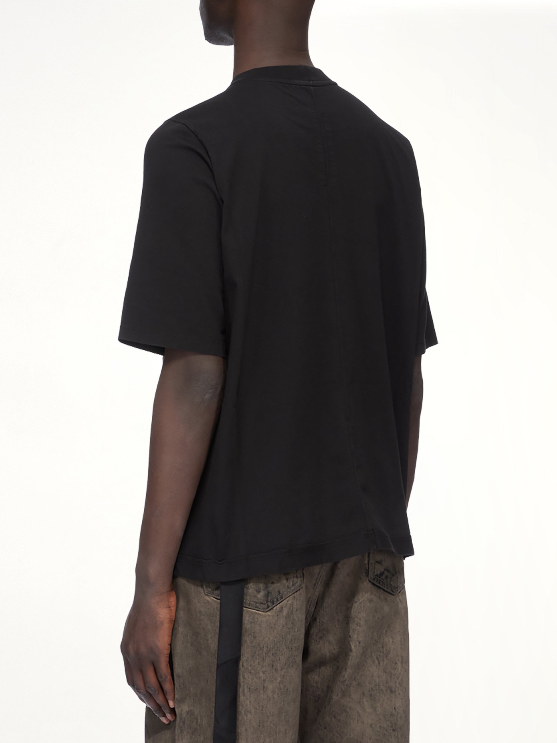 Cotton Jersey Warlus T-Shirt in Black