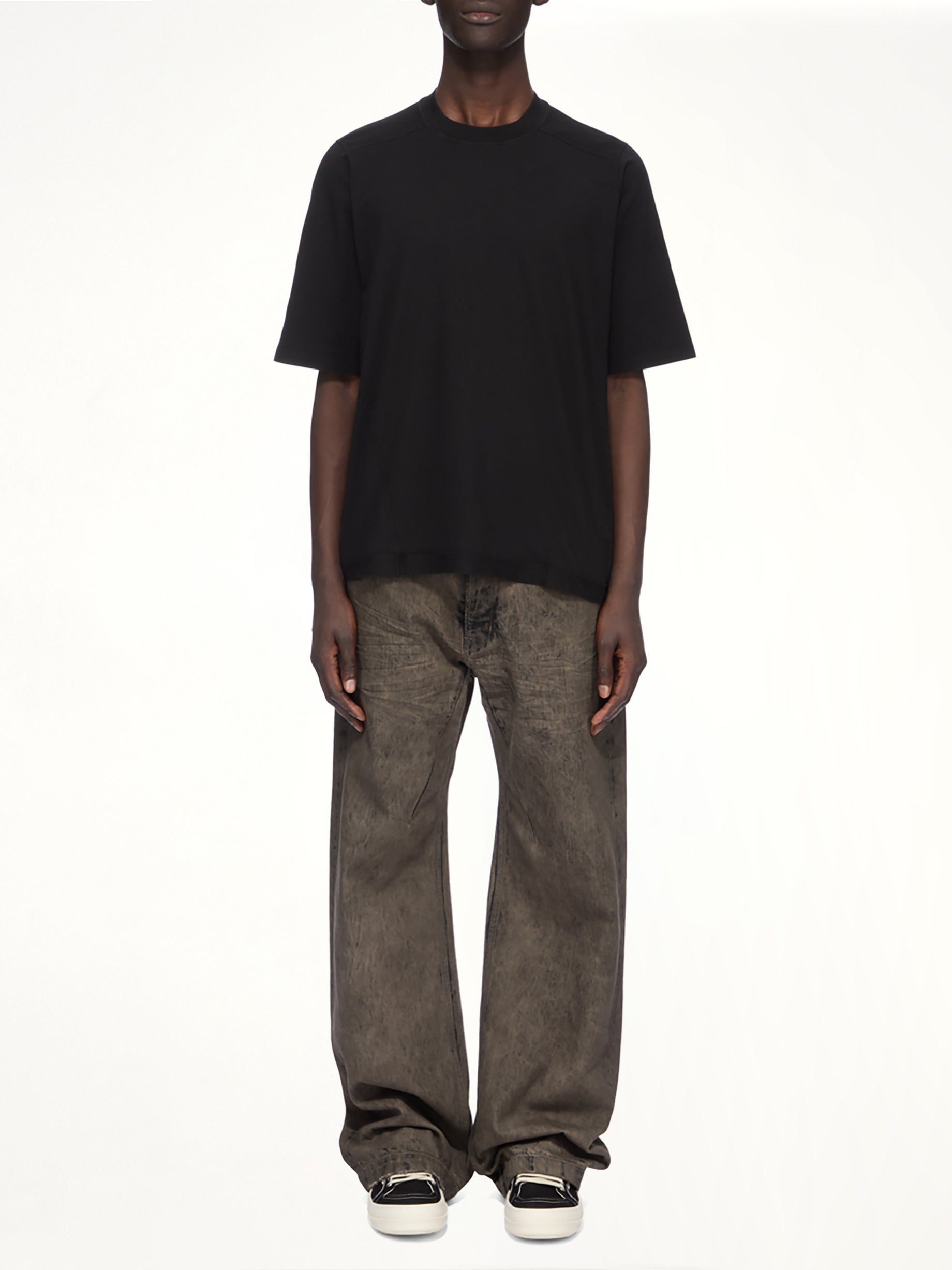 Cotton Jersey Warlus T-Shirt in Black