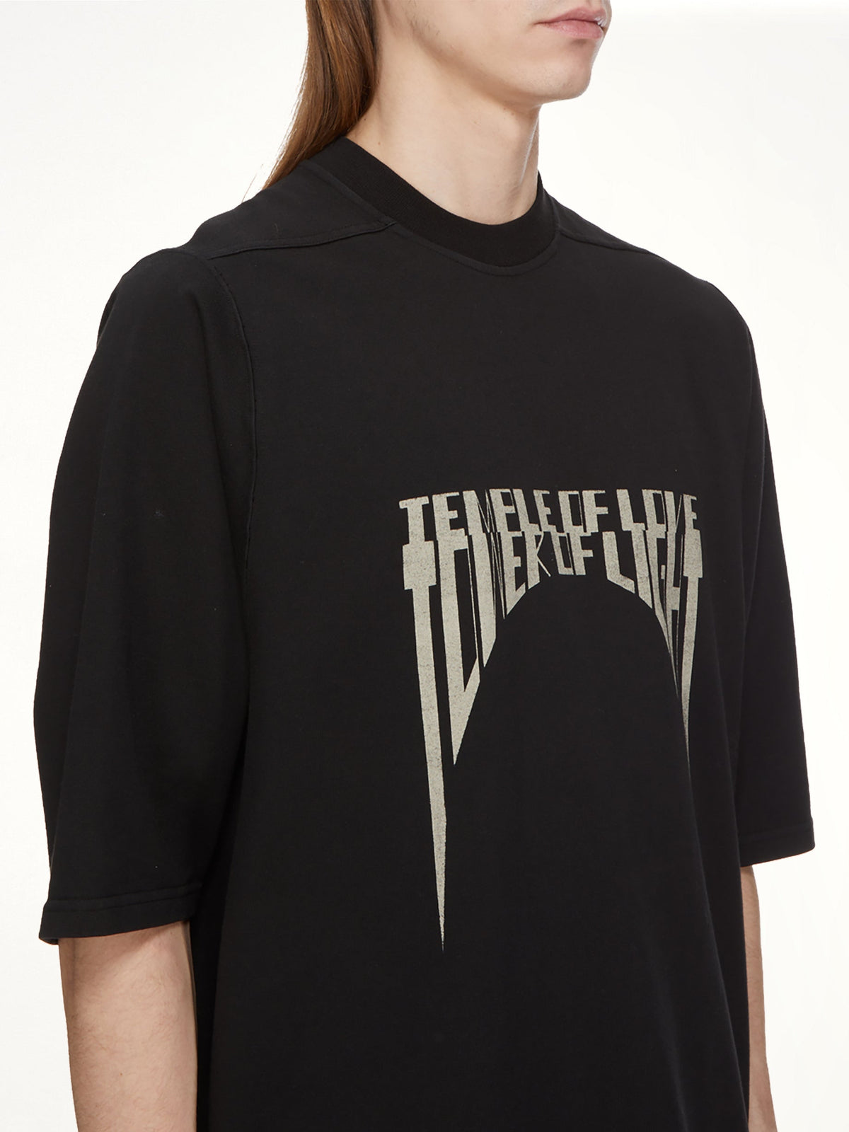 Tower of Light Jumbo SS T-Shirt in Black/Pearl