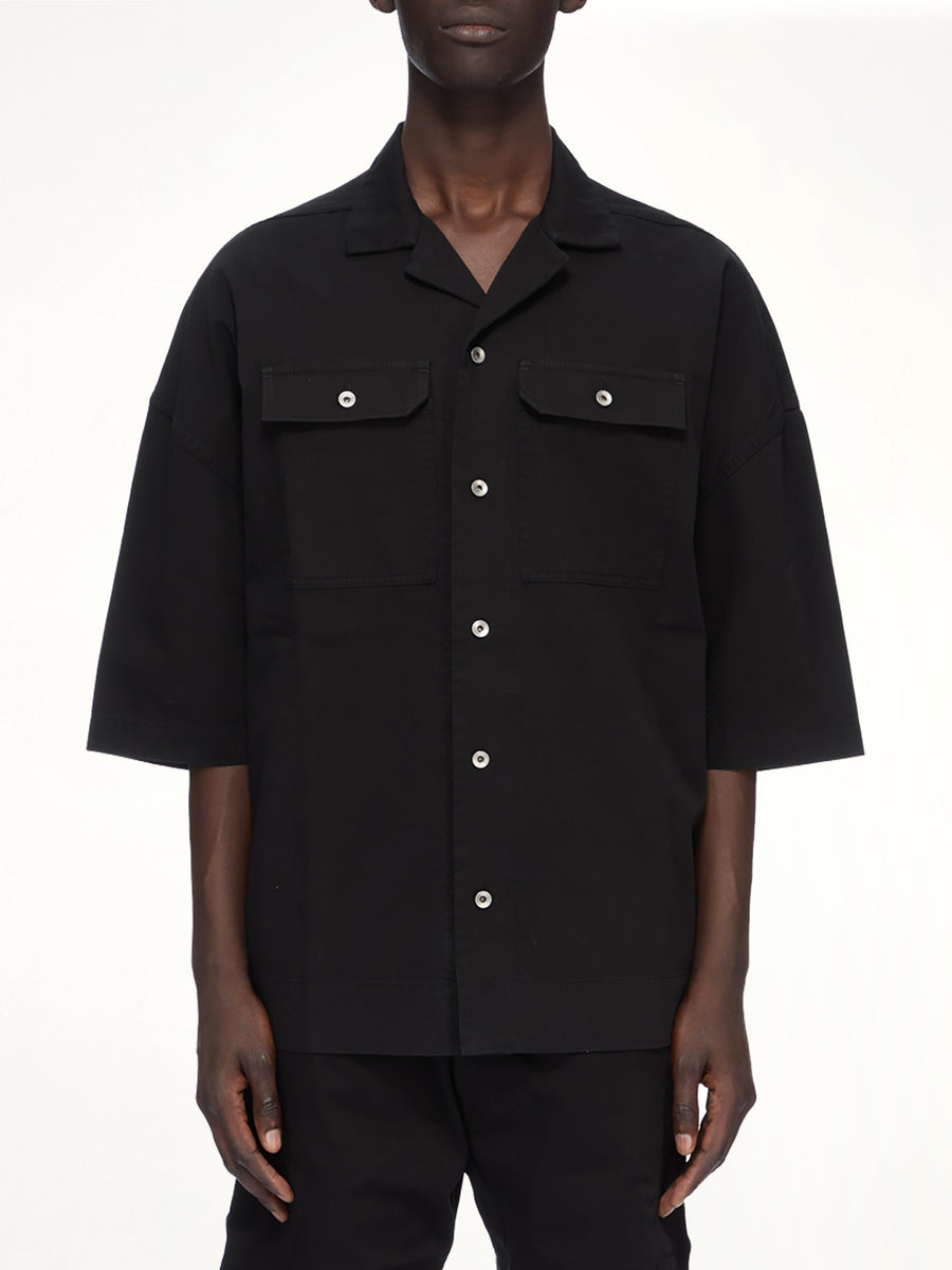 DRK Cotton Twill Magnum Tommy Shirt in Black