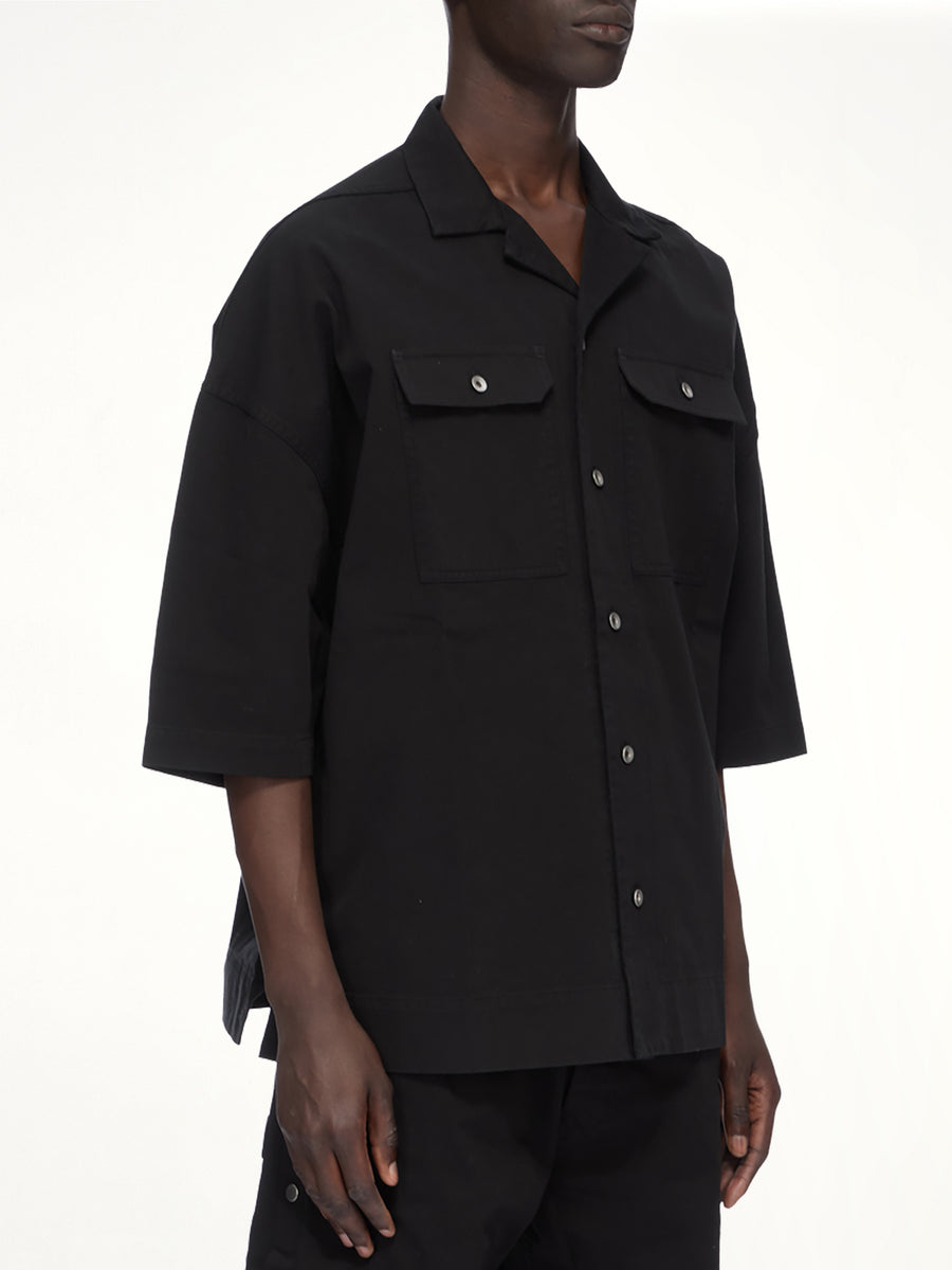 DRK Cotton Twill Magnum Tommy Shirt in Black