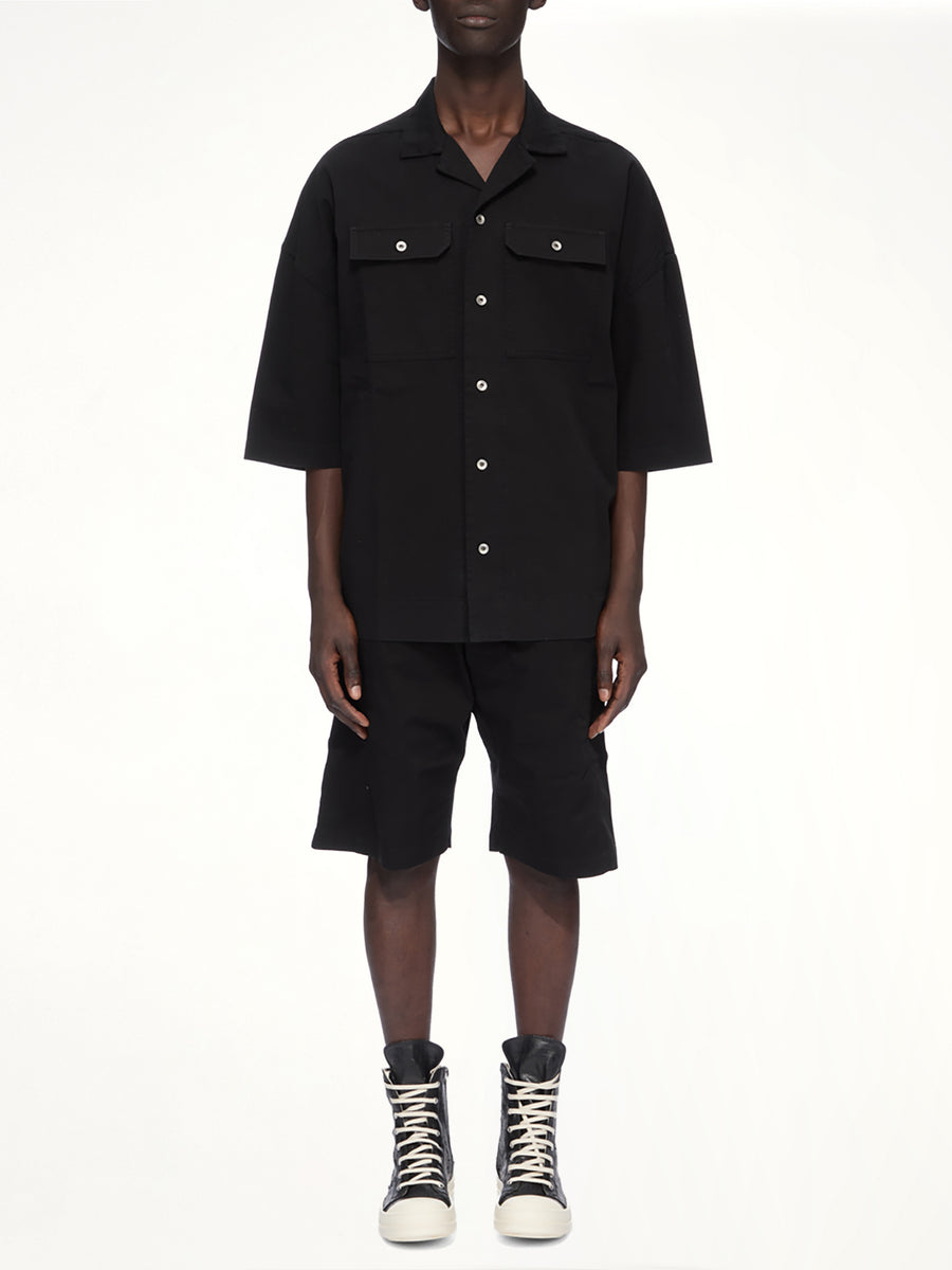 DRK Cotton Twill Magnum Tommy Shirt in Black