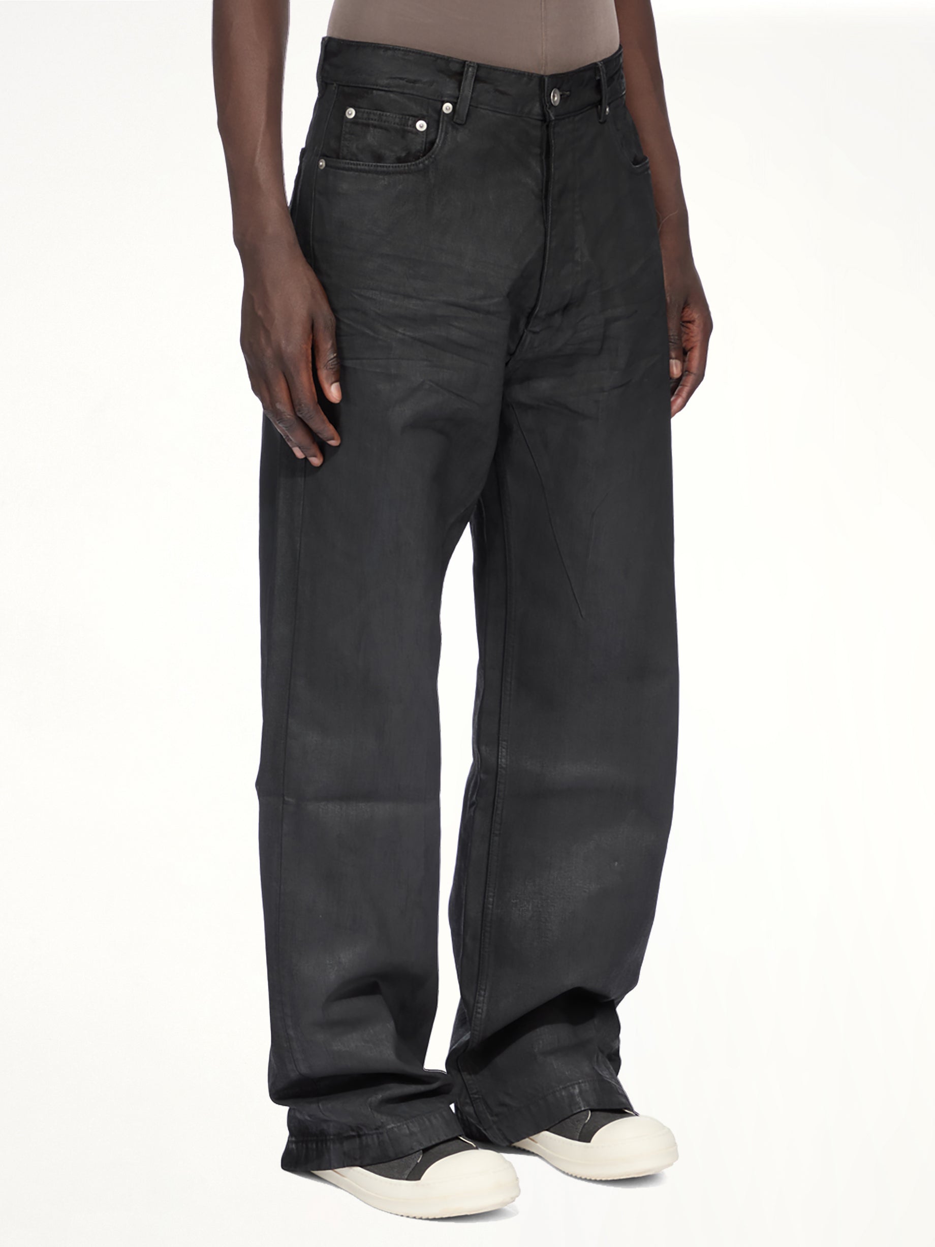 13oz Denim Geth Jeans in Black Wax