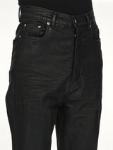 Stretch Denim Bolan Bootcut in Black Wax