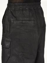 Megacrust Denim Cargobela Shorts in Black Wax