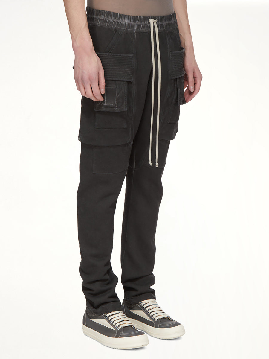 Creatch Cargo Drawstring in Faded Black