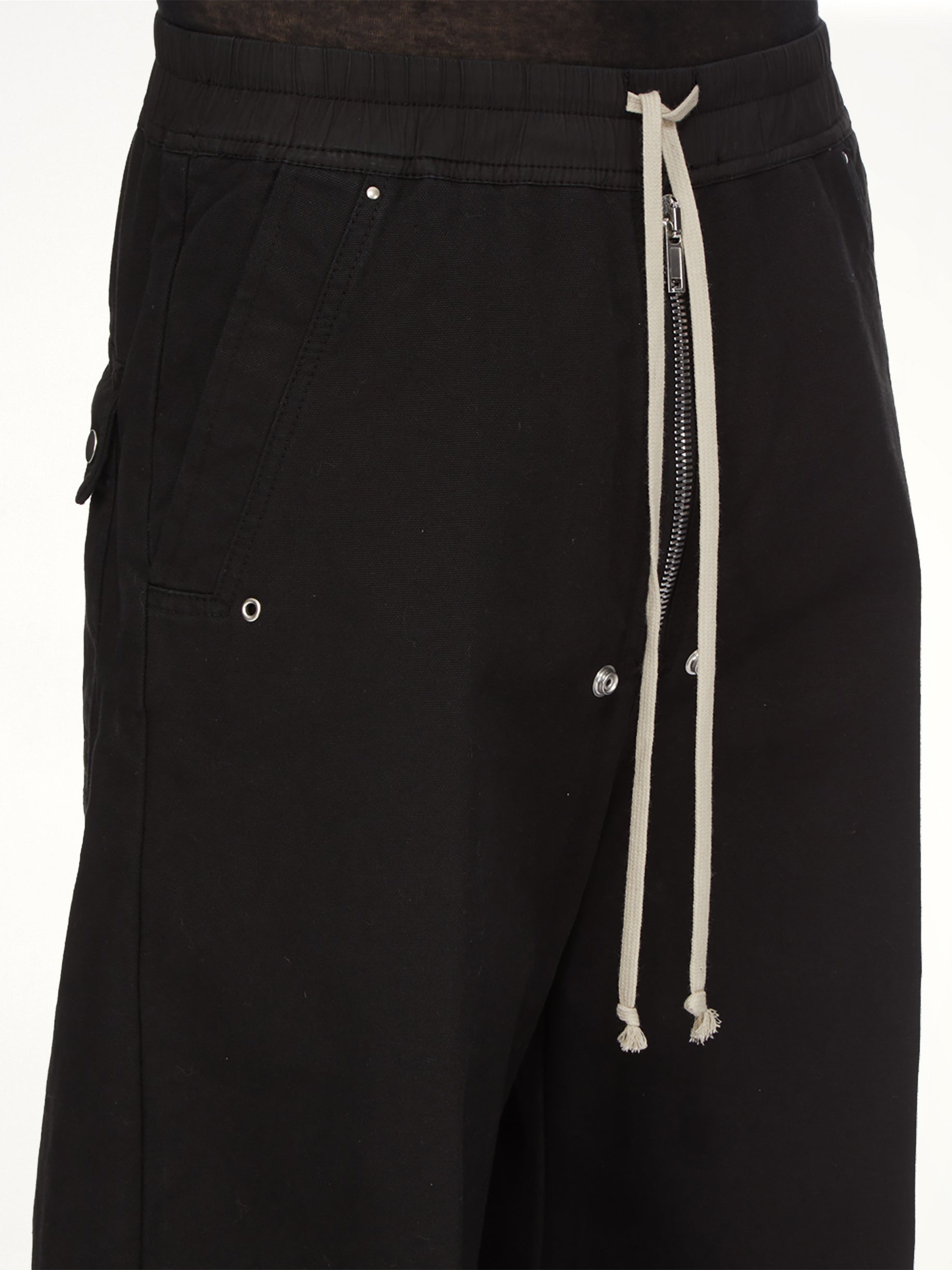Cotton Canvas Geth Belas in Black