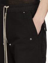 Cotton Canvas Geth Belas in Black