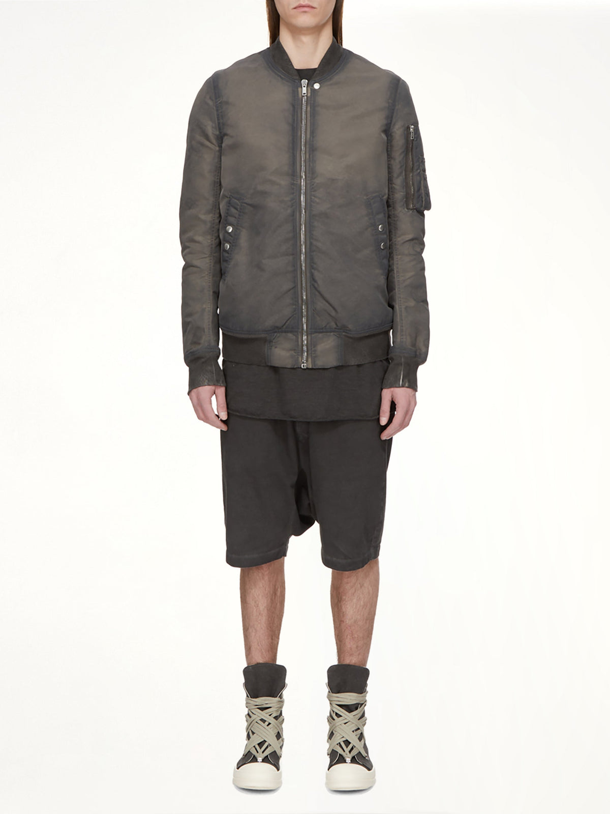 Drawstring Pods in Faded Black