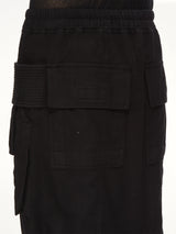 Light Flannel Creatch Cargo Pods in Black