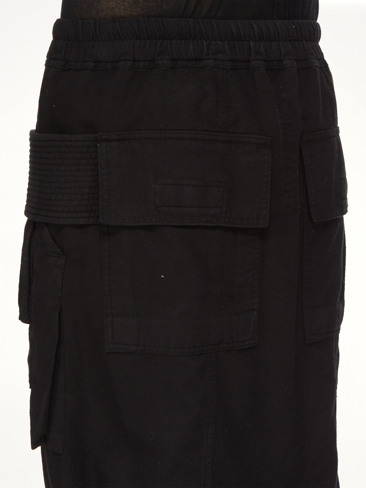 Light Flannel Creatch Cargo Pods in Black