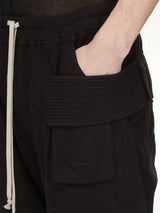 Light Flannel Creatch Cargo Pods in Black