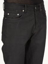 13oz Denim Fog Cut Jeans in Black Wax
