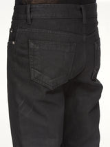 13oz Denim Fog Cut Jeans in Black Wax