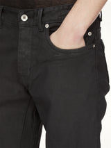 13oz Denim Fog Cut Jeans in Black Wax