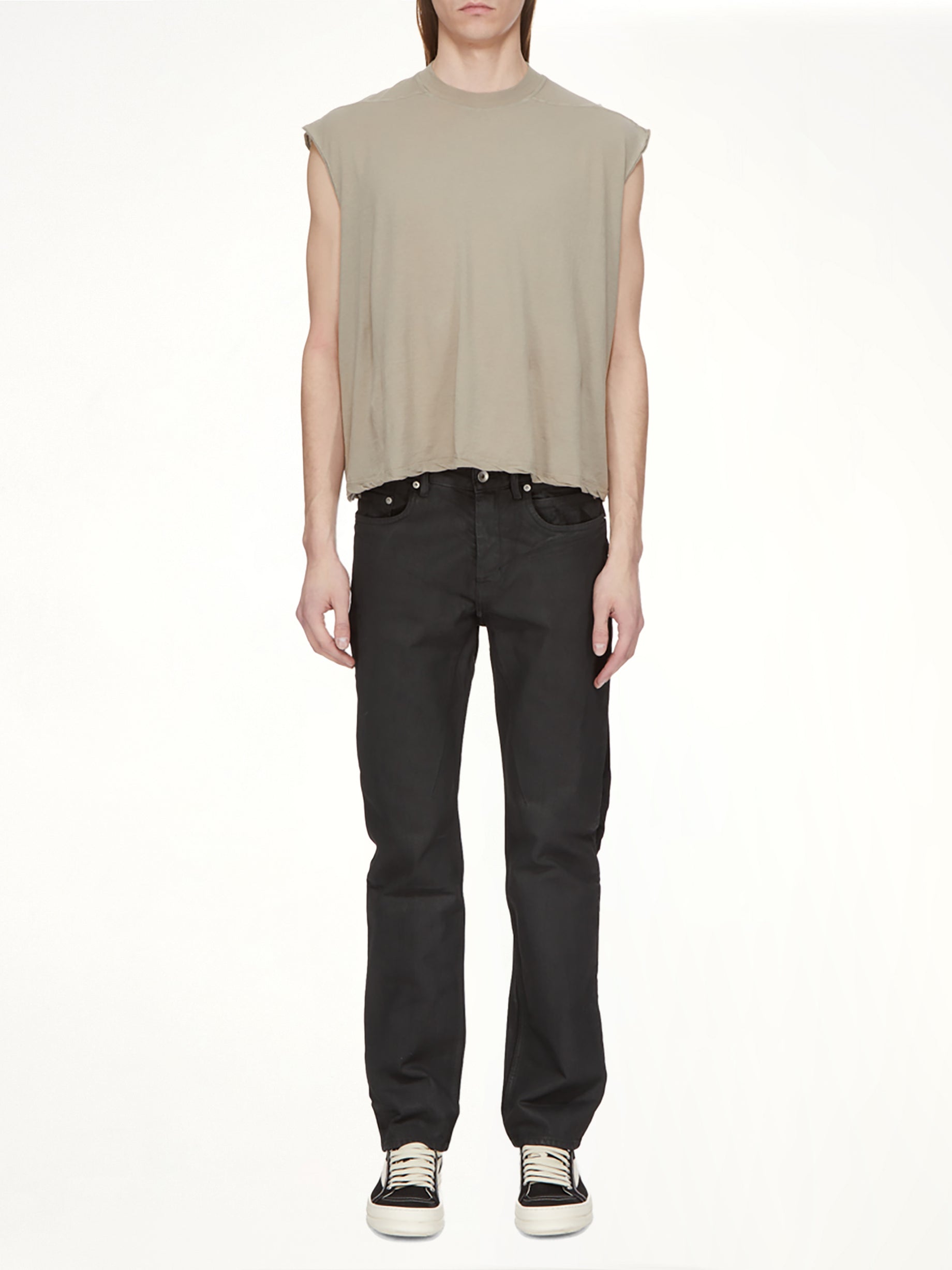 13oz Denim Fog Cut Jeans in Black Wax