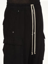 Flannel Double Cargo Jumbo Belas in Black