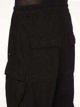 Flannel Double Cargo Jumbo Belas in Black