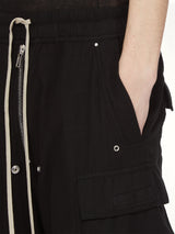 Flannel Double Cargo Jumbo Belas in Black
