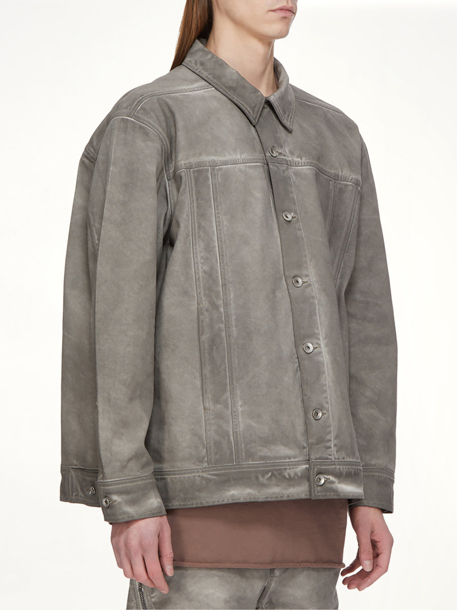 Lido Jumbo Worker Jacket in Dark Dust