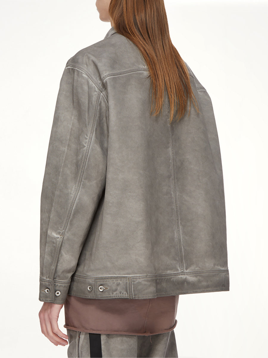 Lido Jumbo Worker Jacket in Dark Dust