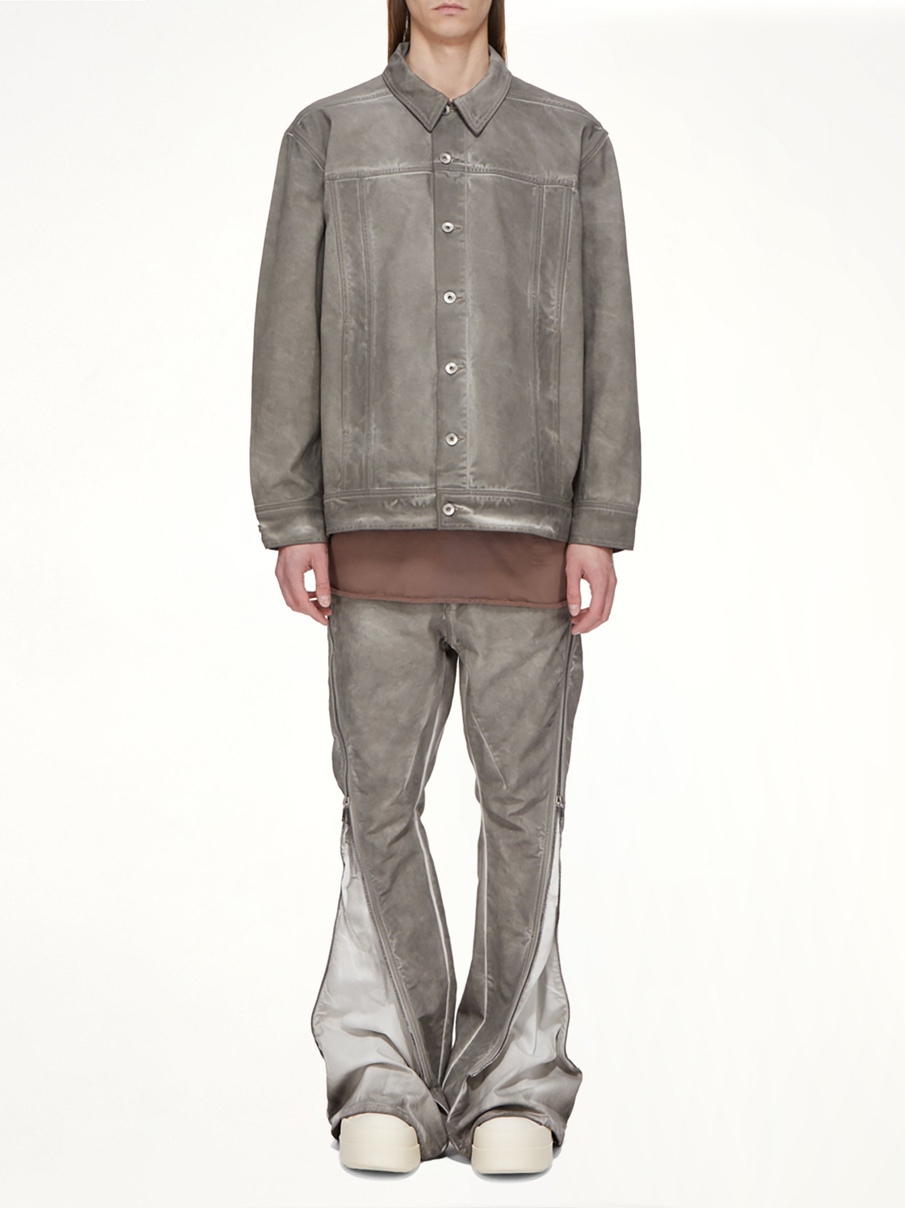 Lido Jumbo Worker Jacket in Dark Dust