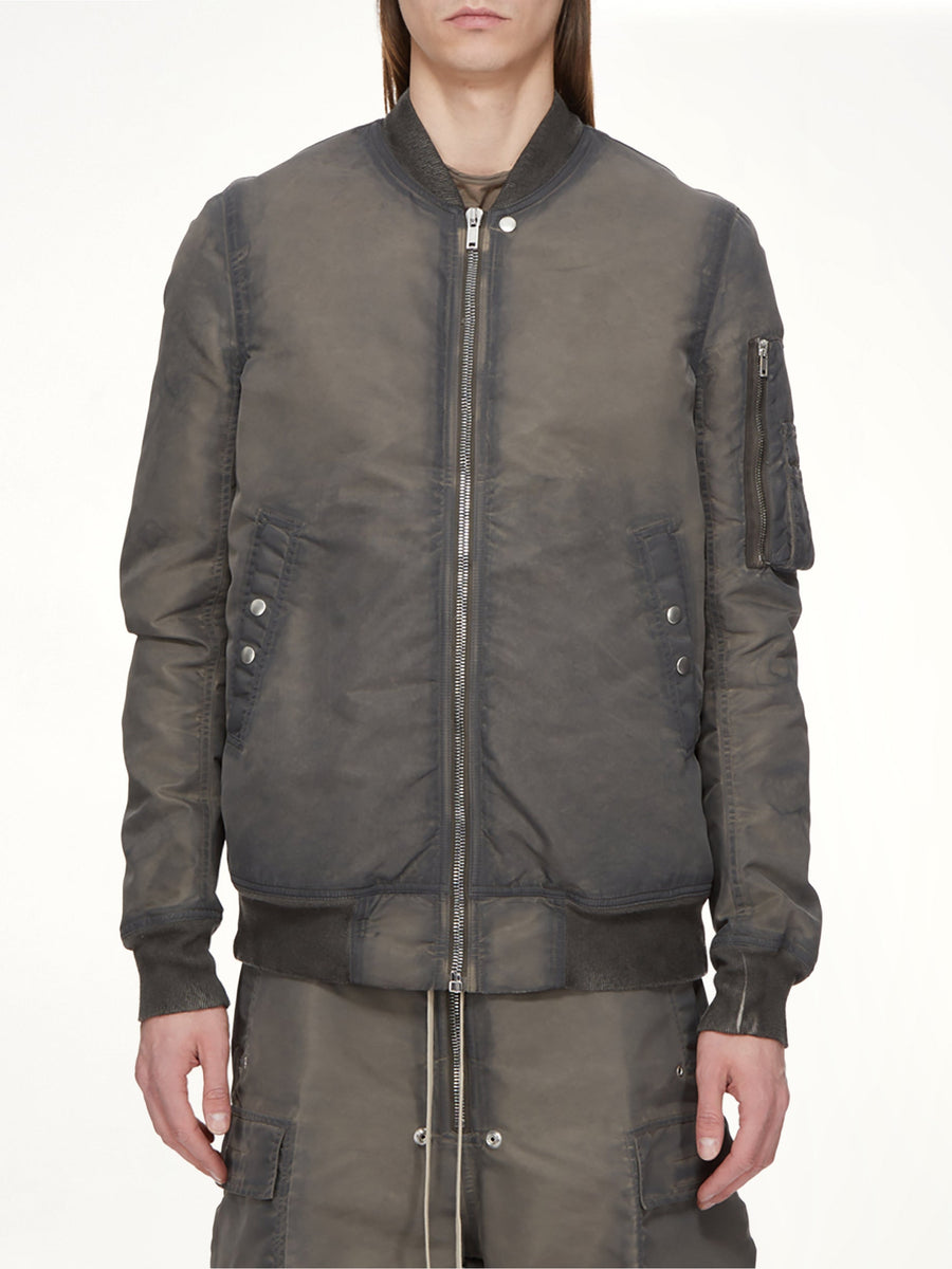 Nylon Classic Flight Jacket in Dark Dust