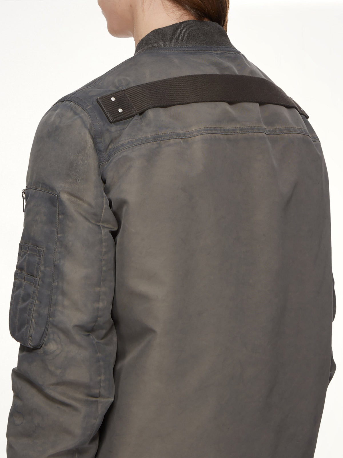Nylon Classic Flight Jacket in Dark Dust
