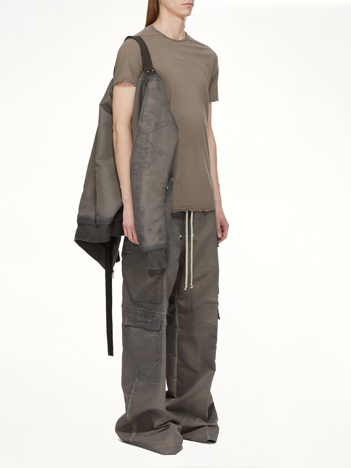 Nylon Classic Flight Jacket in Dark Dust