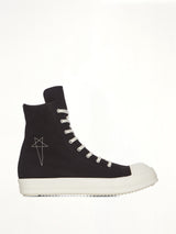 Denim Pentagram Sneaks in Black/Pearl/Milk